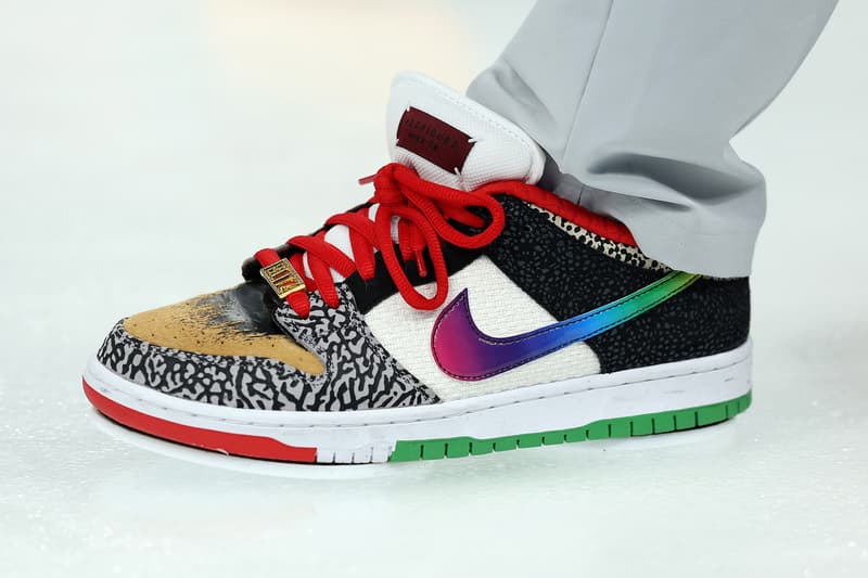 近賞奧運冰壺選手 Matthew Hamilton 著用訂製款 Nike SB Dunk Low「What The Paul」