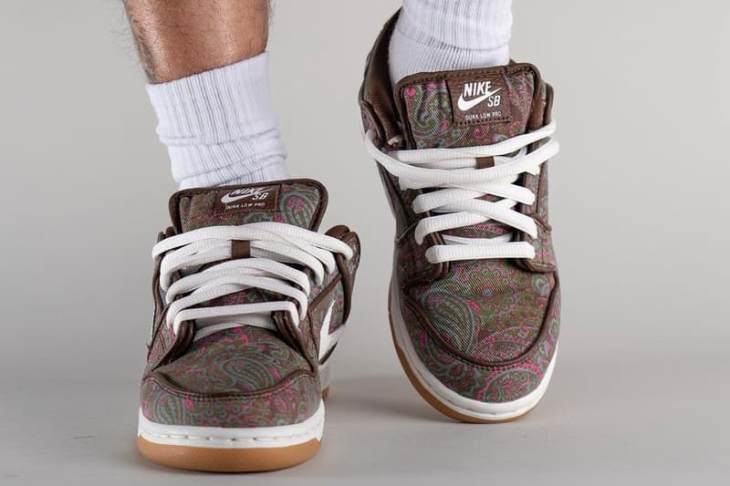 率先上腳 Nike SB Dunk Low 最新變形蟲配色「Paisley」