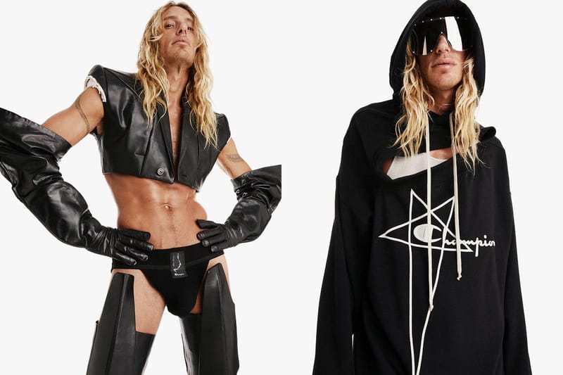 Rick Owens 三度攜手 Champion 推出 2022 最新無性別膠囊系列