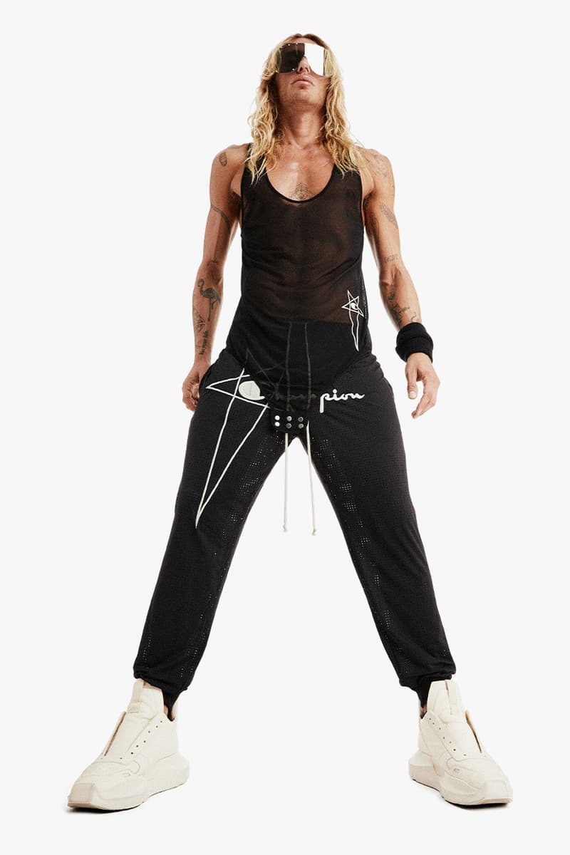 Rick Owens 三度攜手 Champion 推出 2022 最新無性別膠囊系列