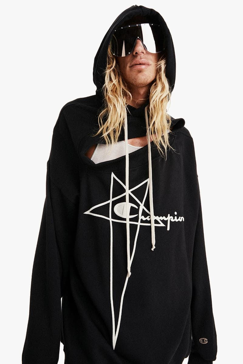 Rick Owens 三度攜手 Champion 推出 2022 最新無性別膠囊系列