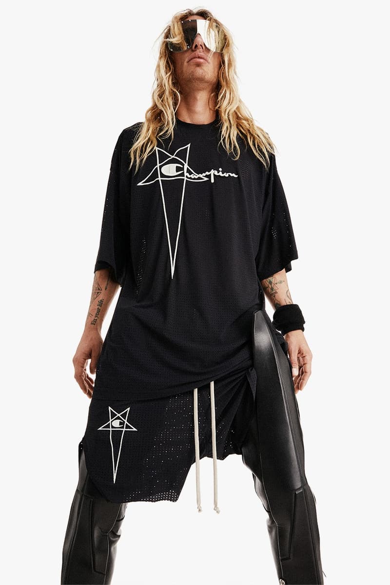 Rick Owens 三度攜手 Champion 推出 2022 最新無性別膠囊系列