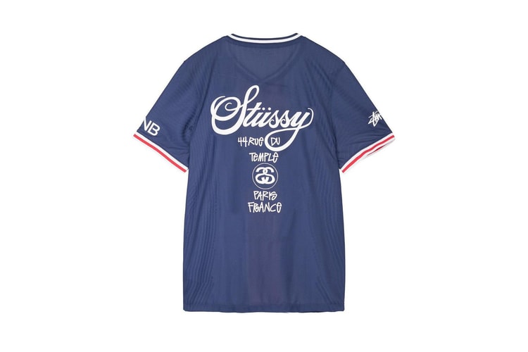 Stüssy x Paris Saint-Germain 限定聯乘球衣正式登場