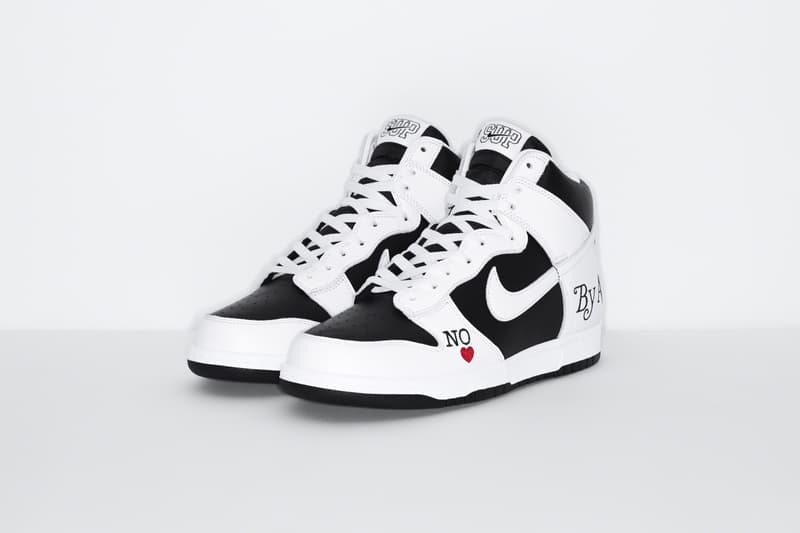 Supreme x Nike SB Dunk High 聯名系列鞋款正式登場