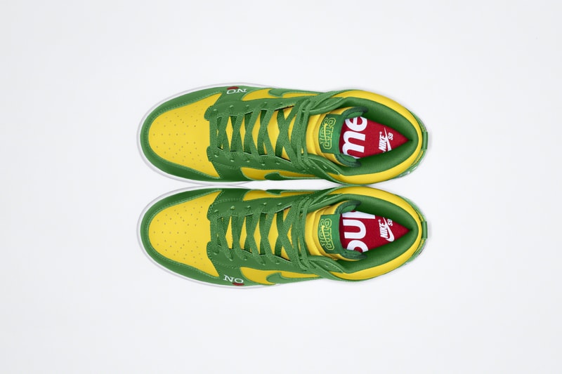Supreme x Nike SB Dunk High 聯名系列鞋款正式登場