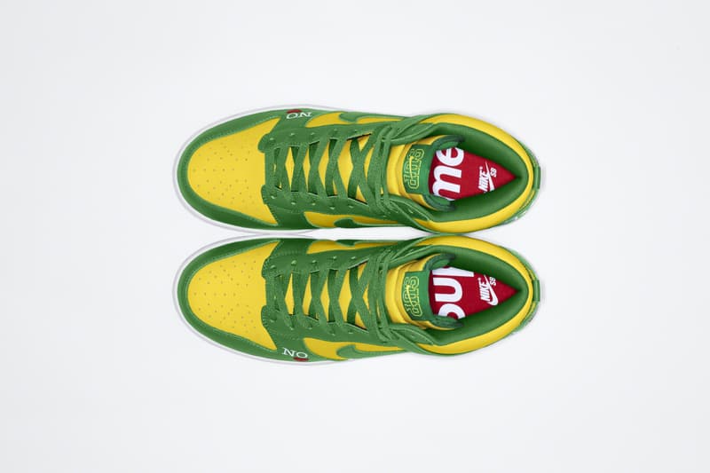 Supreme x Nike SB Dunk High 聯名系列鞋款正式登場