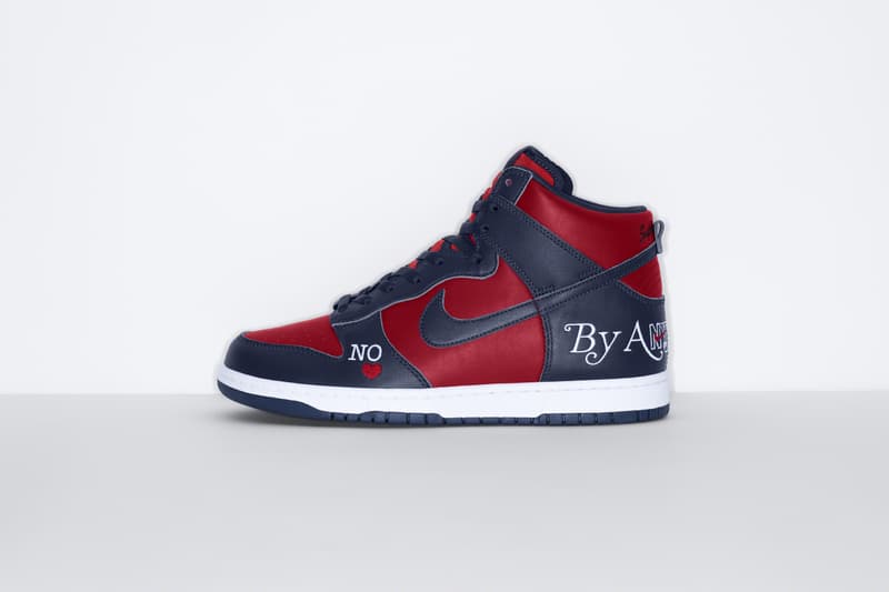 Supreme x Nike SB Dunk High 聯名系列鞋款正式登場