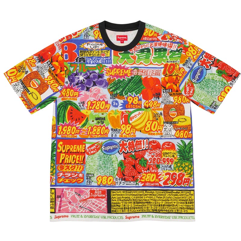 Supreme 全新 2022 春夏服裝單品一覽