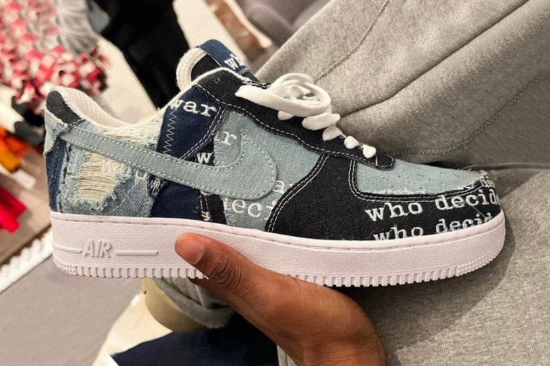 率先近賞 WHO DECIDES WAR x Nike Air Force 1 Low、Air Max Dawn 最新聯乘鞋款