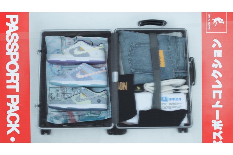 三色登場,Union x Nike Dunk Low 聯乘系列「Passport Pack」全新形象圖輯