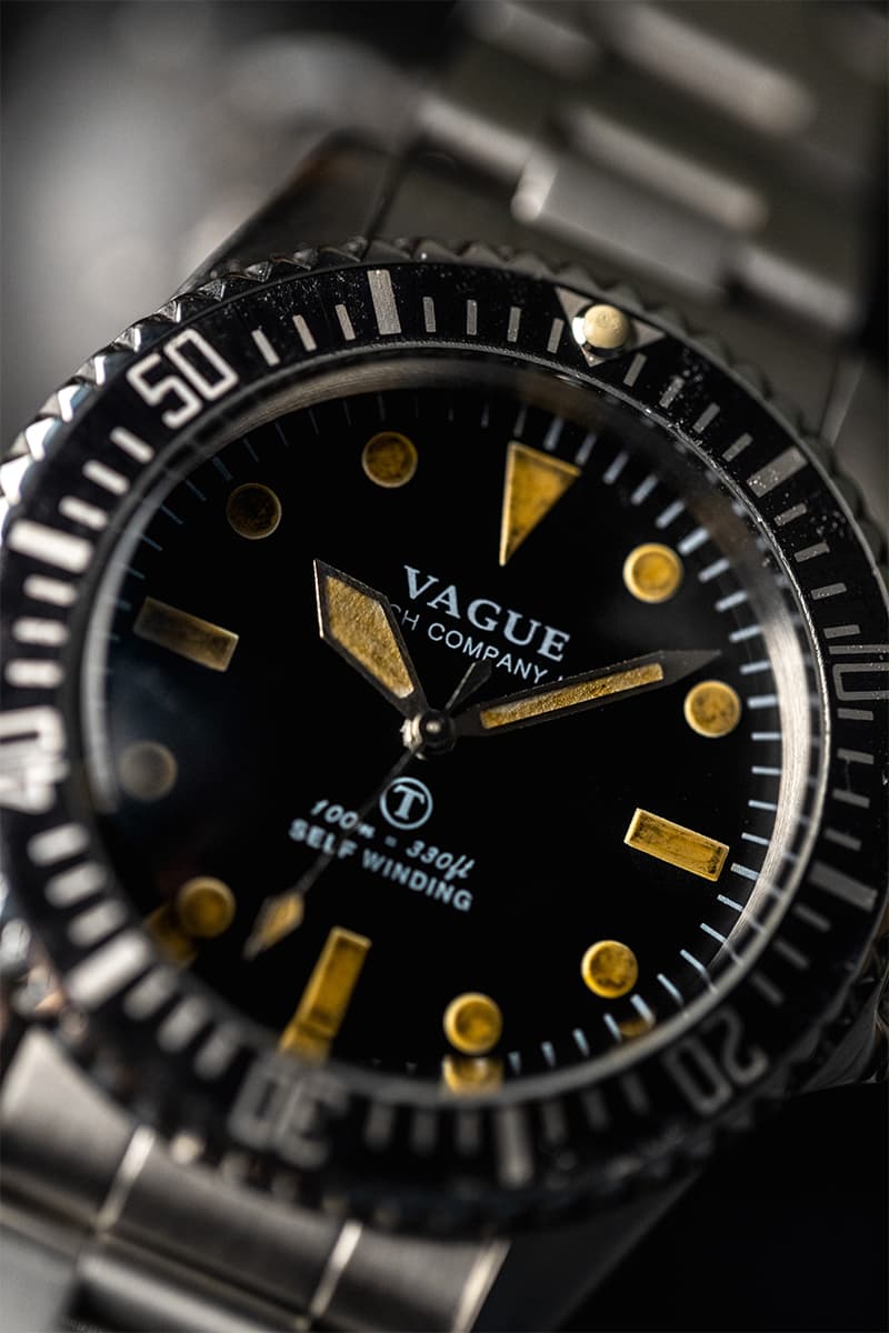 日本腕錶品牌 Vague Watch Co. 攜手 HOAX 復刻 70 年代英軍潛水錶款