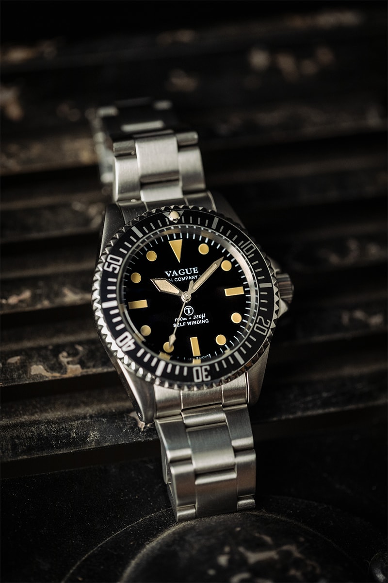 日本腕錶品牌 Vague Watch Co. 攜手 HOAX 復刻 70 年代英軍潛水錶款