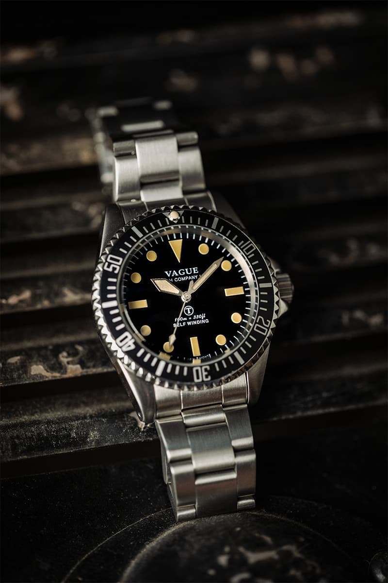 日本腕錶品牌 Vague Watch Co. 攜手 HOAX 復刻 70 年代英軍潛水錶款