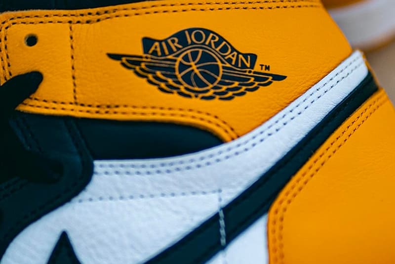 Air Jordan 1 Retro High OG 最新配色「Yellow Toe」細節近賞