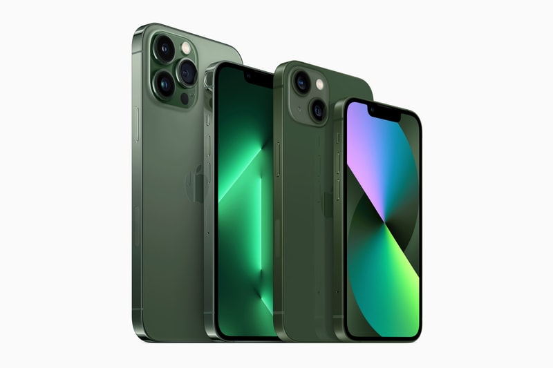 Apple 發佈會－全新配色外觀 iPhone 13「綠色」及 iPhone 13 Pro「松嶺青色」正式登場