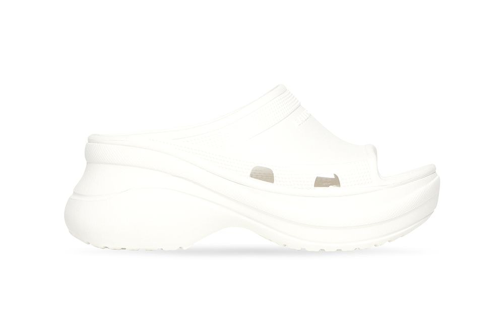 Balenciaga x Crocs 最新聯乘鞋款「Pool Slide」正式登場