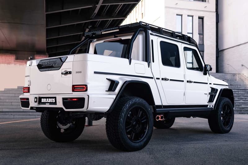 Brabus 打造 Mercedes-AMG G63 全白版本 Pick-up 豪改越野車