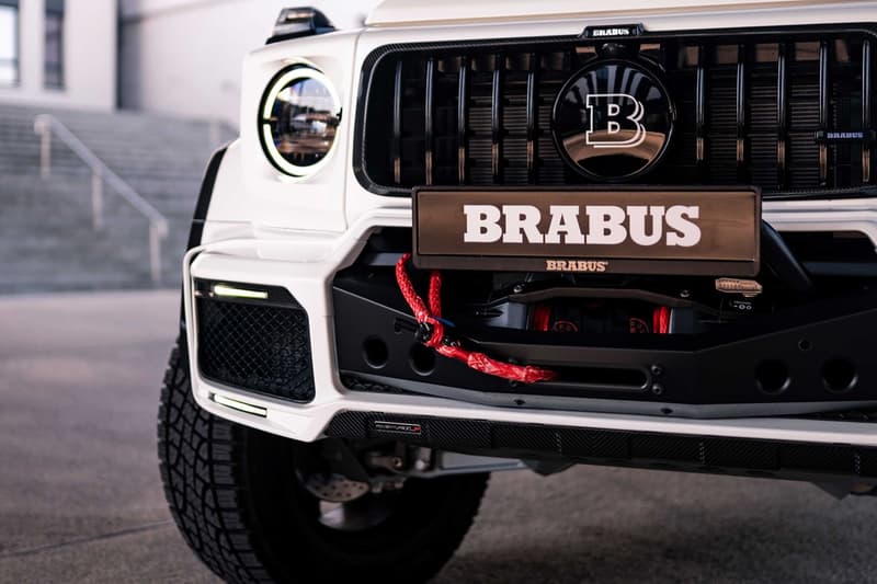 Brabus 打造 Mercedes-AMG G63 全白版本 Pick-up 豪改越野車