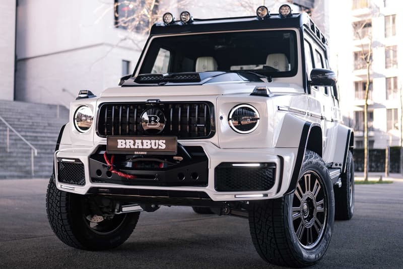 Brabus 打造 Mercedes-AMG G63 全白版本 Pick-up 豪改越野車