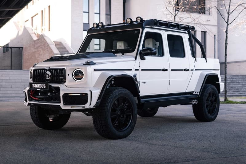 Brabus 打造 Mercedes-AMG G63 全白版本 Pick-up 豪改越野車