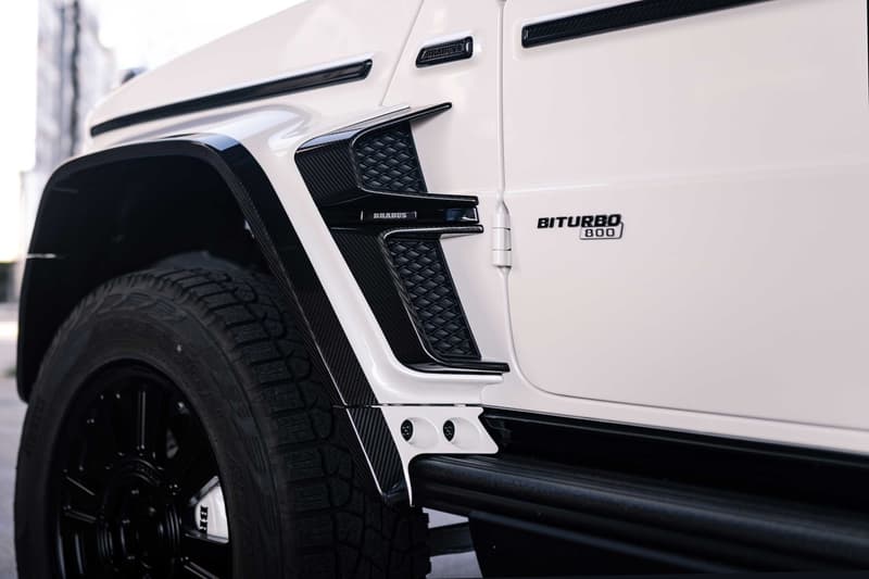 Brabus 打造 Mercedes-AMG G63 全白版本 Pick-up 豪改越野車