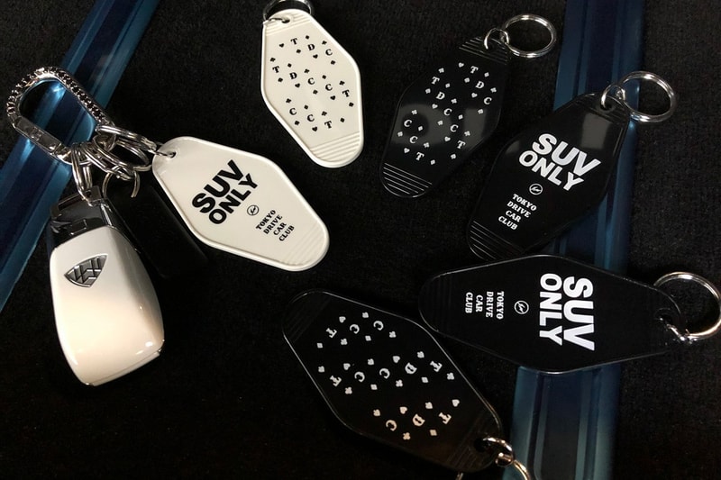 fragment design x Tokyo Drive Car Club 聯名提袋與鑰匙圈配件發佈