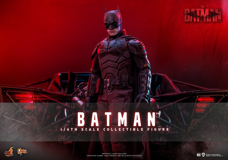 Hot Toys 推出最新 1:6 比例 Robert Pattinson 版本 DC《蝙蝠俠 The Batman》雕塑模型