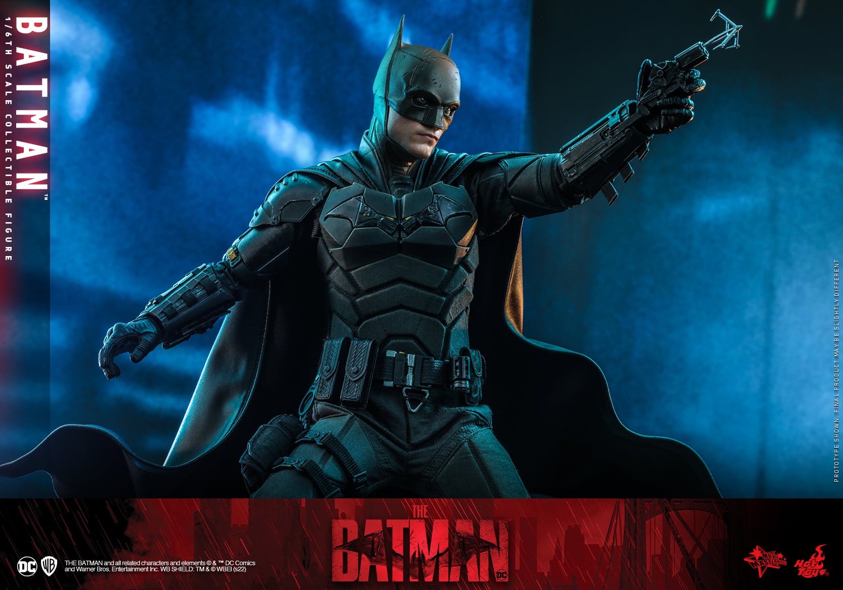 Hot Toys 推出最新 1:6 比例 Robert Pattinson 版本 DC《蝙蝠俠 The Batman》雕塑模型