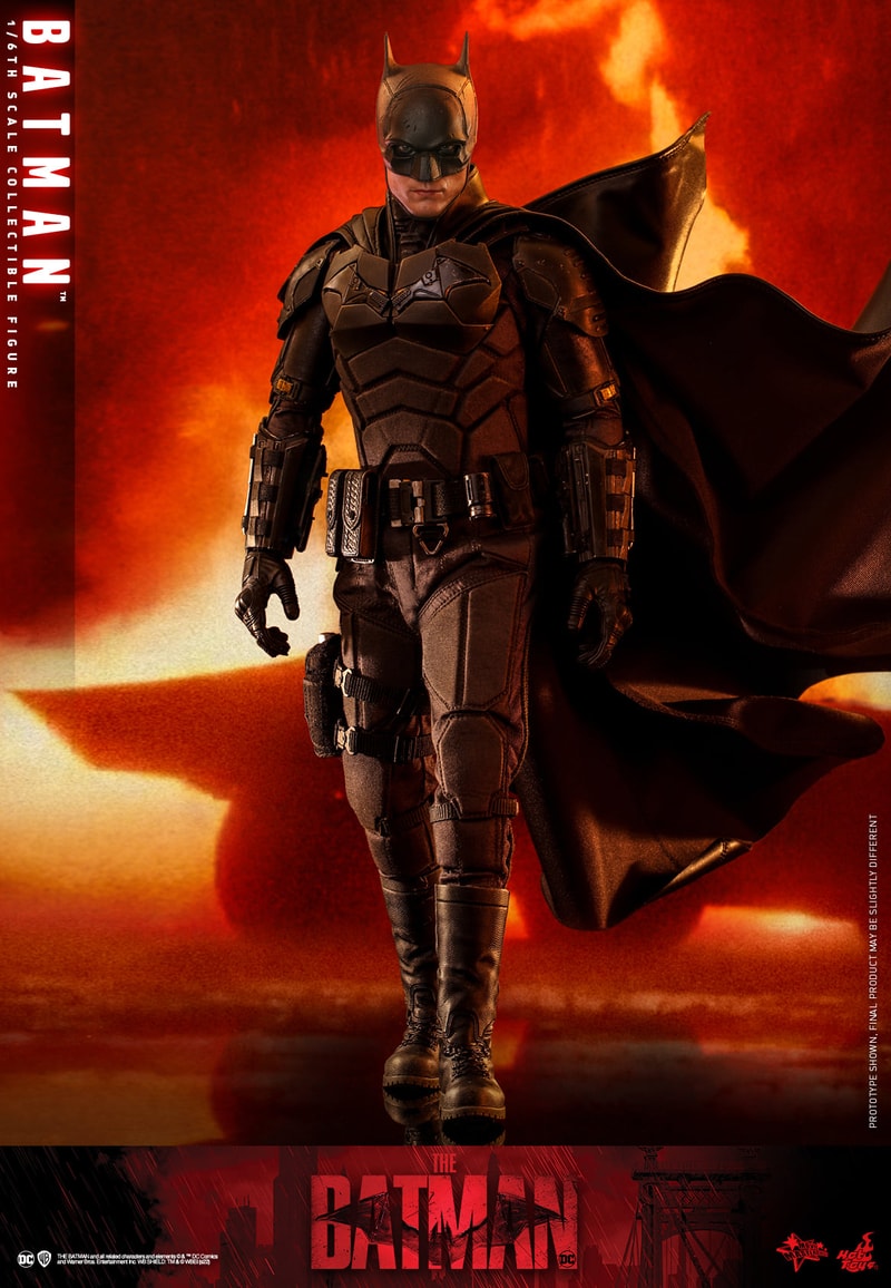 Hot Toys 推出最新 1:6 比例 Robert Pattinson 版本 DC《蝙蝠俠 The Batman》雕塑模型