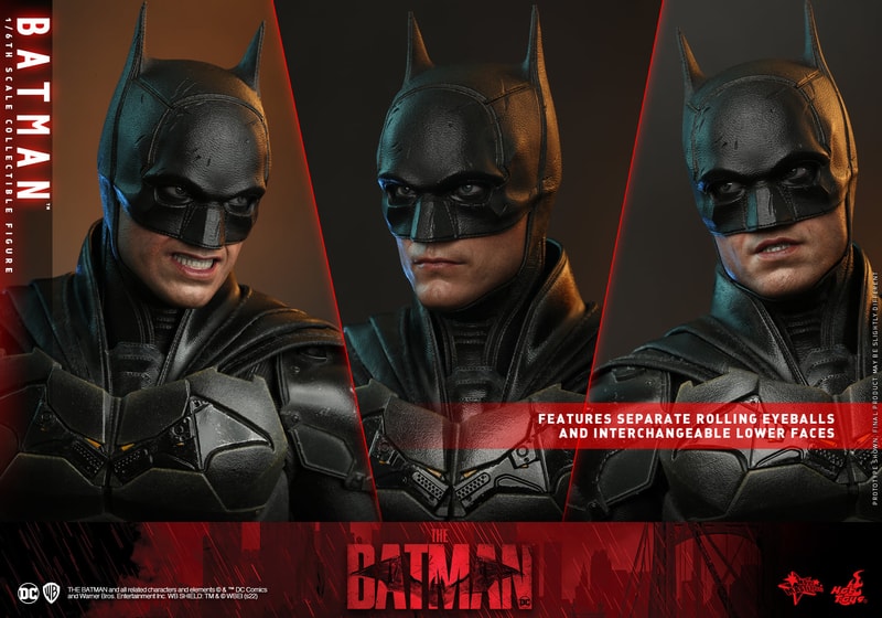 Hot Toys 推出最新 1:6 比例 Robert Pattinson 版本 DC《蝙蝠俠 The Batman》雕塑模型