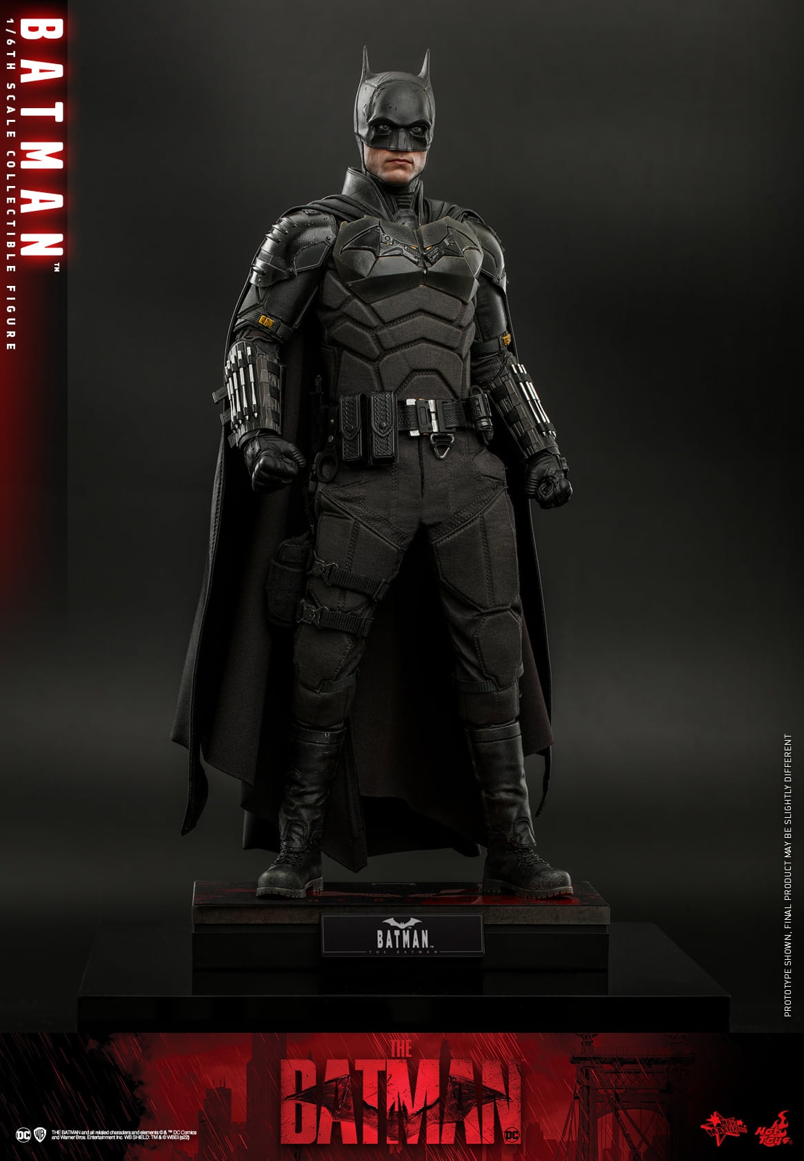 Hot Toys 推出最新 1:6 比例 Robert Pattinson 版本 DC《蝙蝠俠 The Batman》雕塑模型