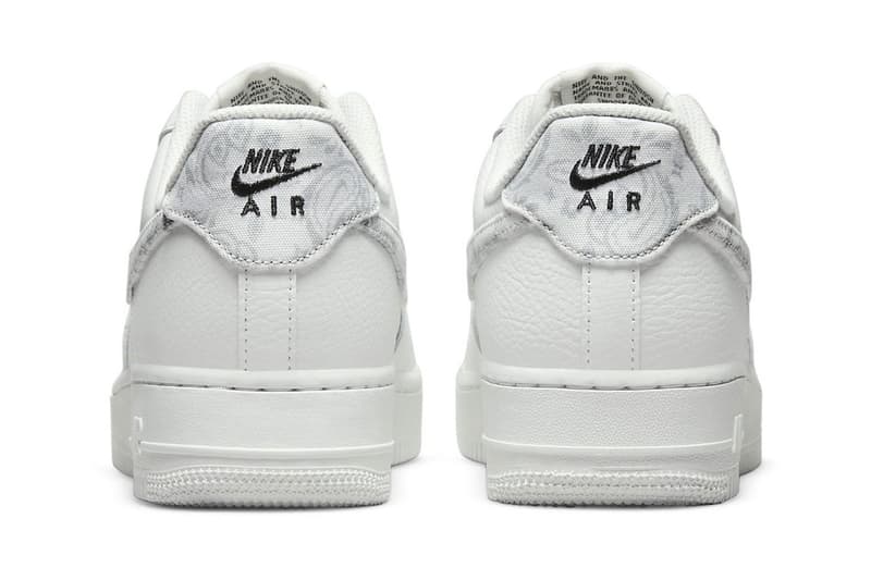 Nike Air Force 1 最新配色「White Paisley」發佈