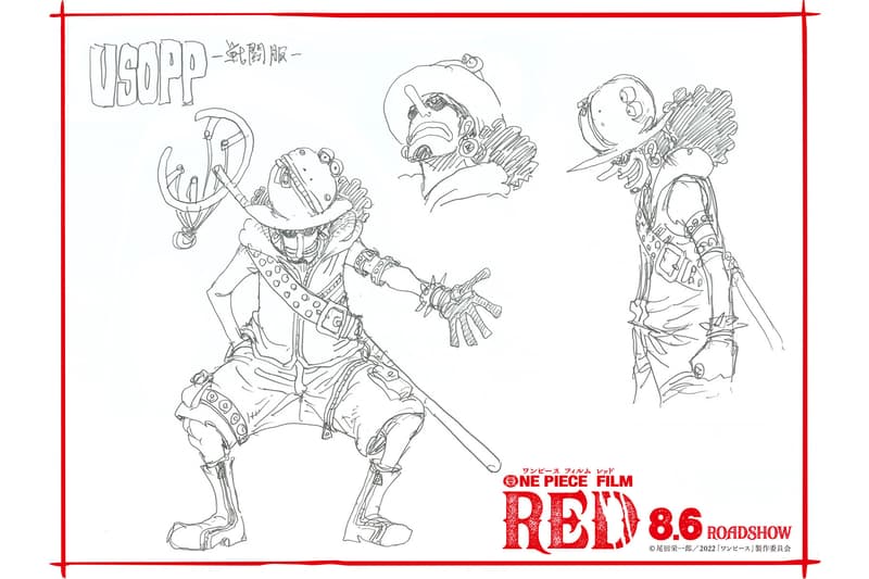 《航海王 ONE PIECE》最新劇場版《ONE PIECE FILM RED》角色造型正式公開