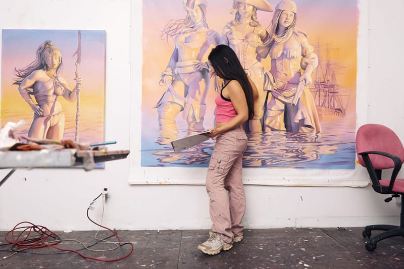 Studio Visits: 紐約混合技法藝術家 Emma Stern