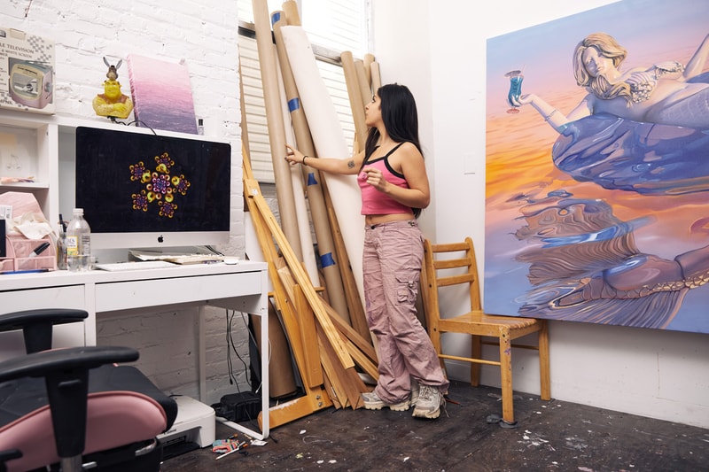 Studio Visits: 紐約混合技法藝術家 Emma Stern