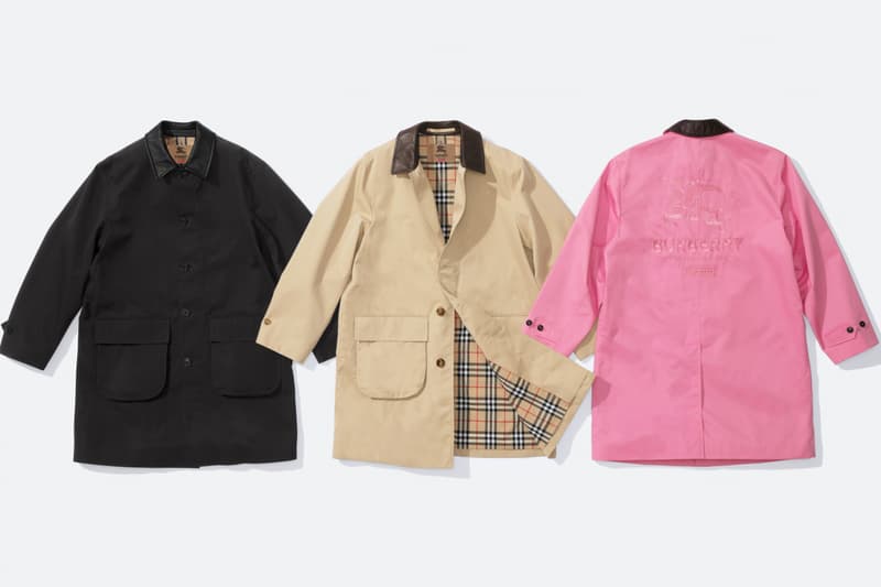 Supreme x Burberry 2022 春季聯名系列正式登場