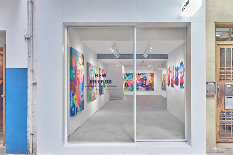 走進 Jon Burgerman 位於 WOAW Gallery 最新個展「New Friends」
