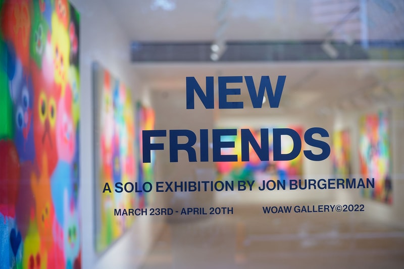 走進 Jon Burgerman 位於 WOAW Gallery 最新個展「New Friends」