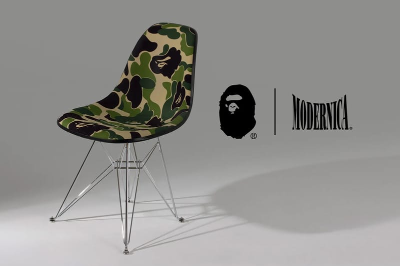 A BATHING APE® 攜手 Modernica 打造全新聯乘手工貝殼椅