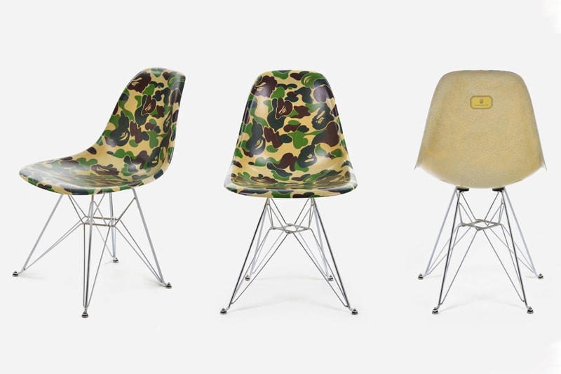 A BATHING APE® 攜手 Modernica 打造全新聯乘手工貝殼椅
