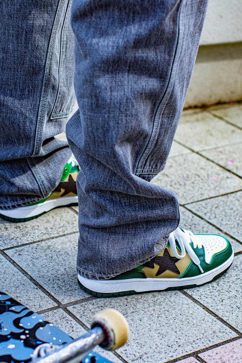 A BATHING APE® 人氣鞋款 SK8 STA 釋出全新配色