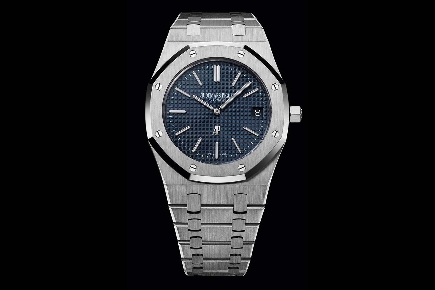 Audemars Piguet 經典 Royal Oak皇家橡樹 50 週年紀念推出極稀「Jumbo」超薄腕錶