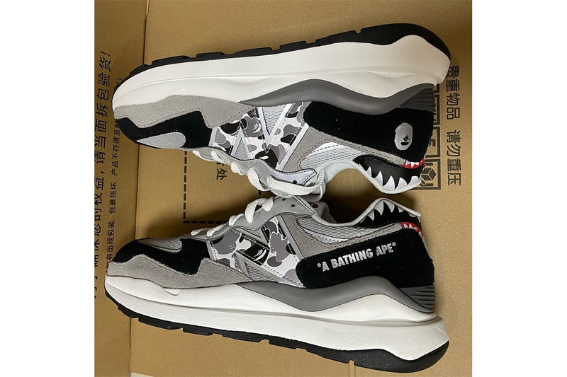 A BATHING APE® x New Balance 57/40 聯乘鞋款率先曝光