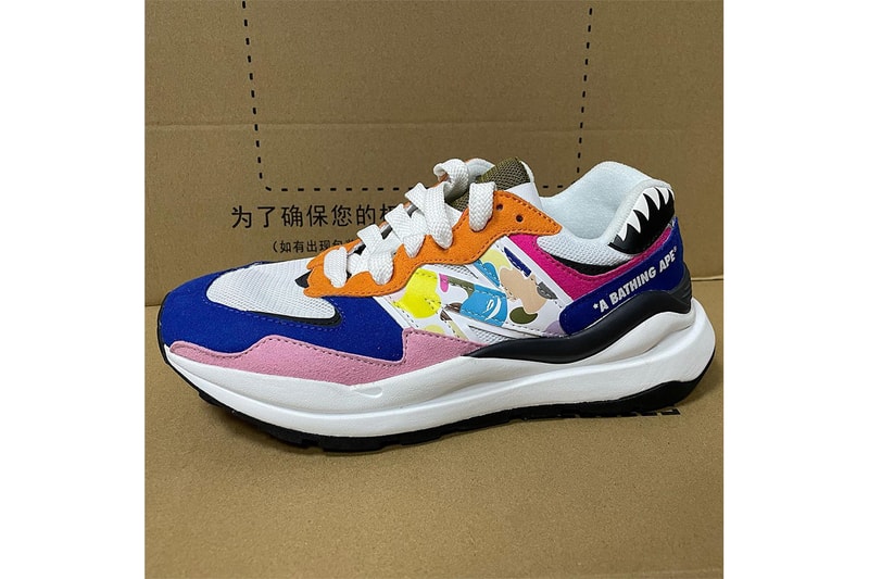 A BATHING APE® x New Balance 57/40 聯乘鞋款率先曝光