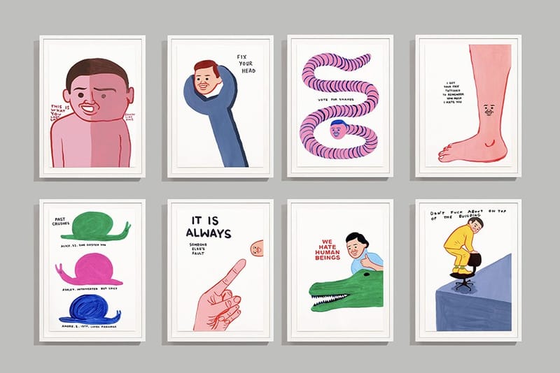 David Shrigley 攜手 Joan Cornellà 推出合作系列「VOTE」