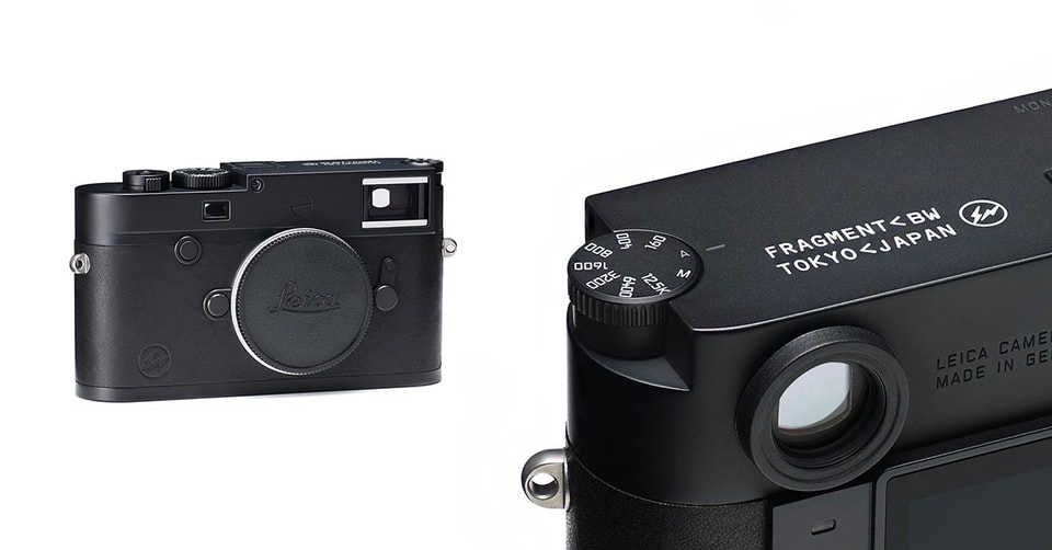 fragment design x Leica M10 Monochrom and Q2 Monochrom