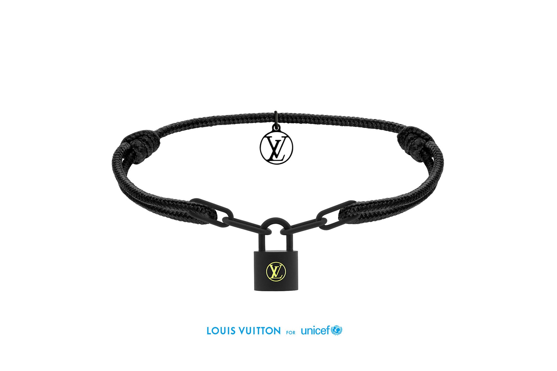 Louis Vuitton x UNICEF 推出由 Virgil Abloh 設計的新款 Silver Lockit 手鏈