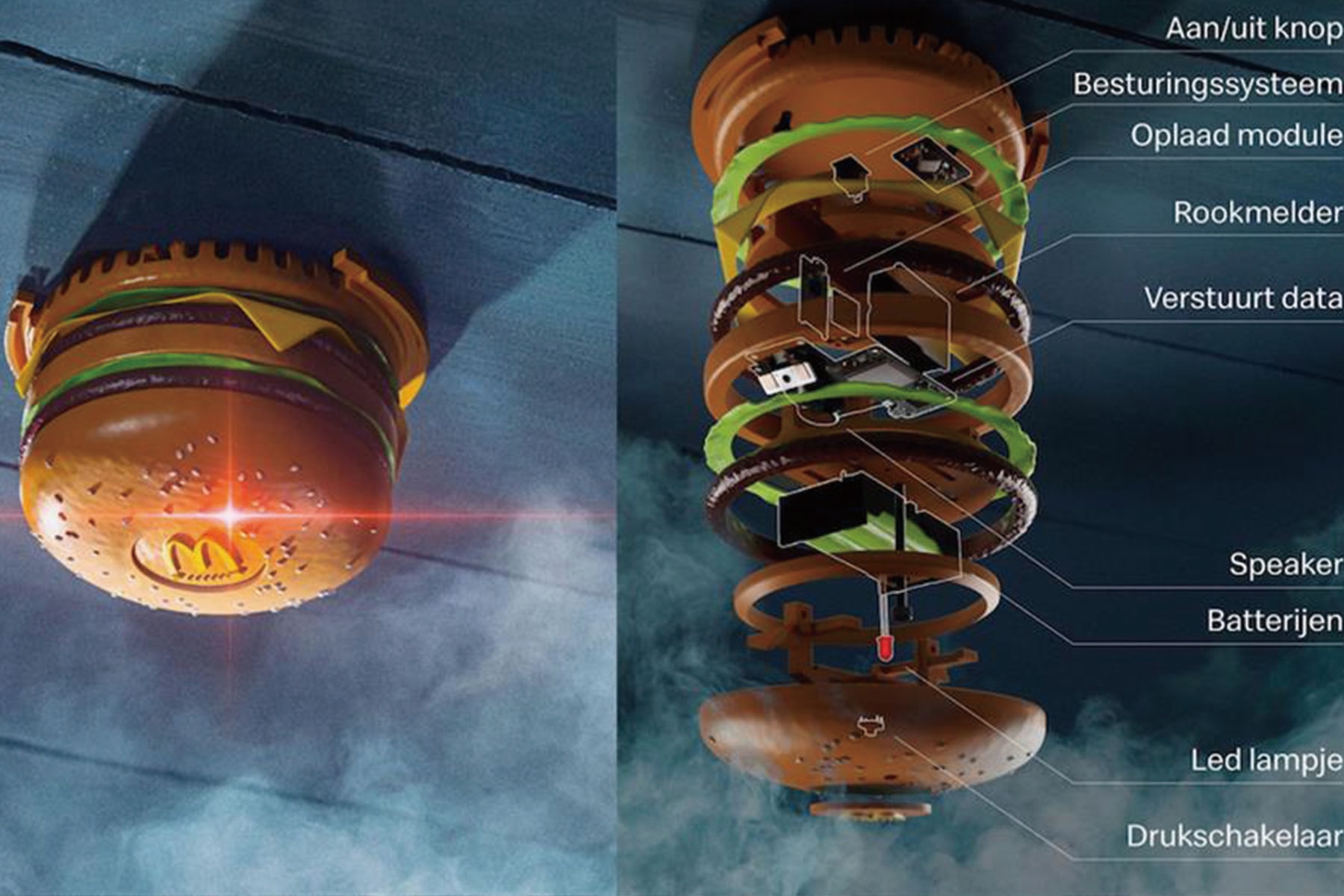 荷蘭 McDonald’s 推出限定 Big Mac 造型煙霧探測器