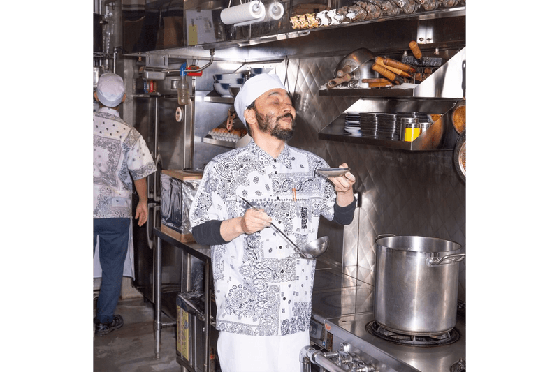 MIYAGIHIDETAKA 為原宿知名烏龍麵餐館「麵散」打造制服