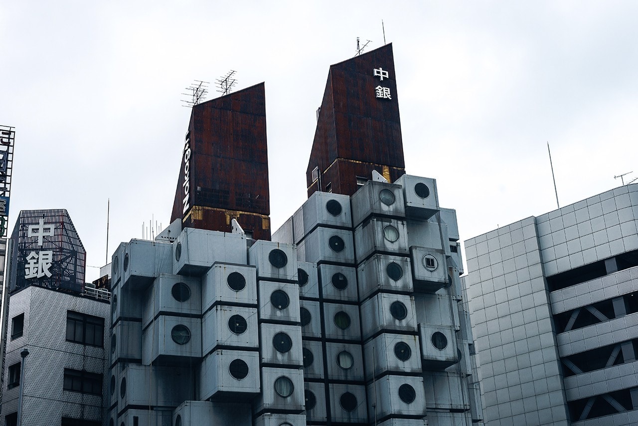 日本東京代表性建築「中銀膠囊塔」拆除日期正式敲定